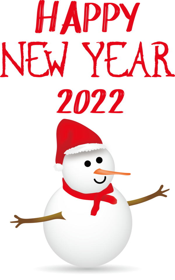 Transparent New Year Christmas Day Bauble Snowman for Happy New Year 2022 for New Year
