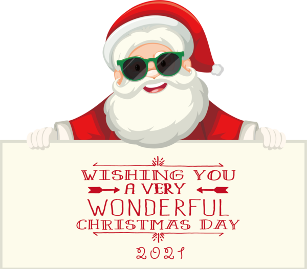 Transparent Christmas Sunglasses Santa Claus Reindeer for Merry Christmas for Christmas