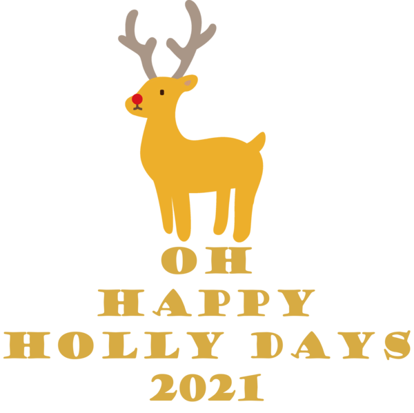 Transparent Christmas Reindeer Deer Antler for Holly for Christmas