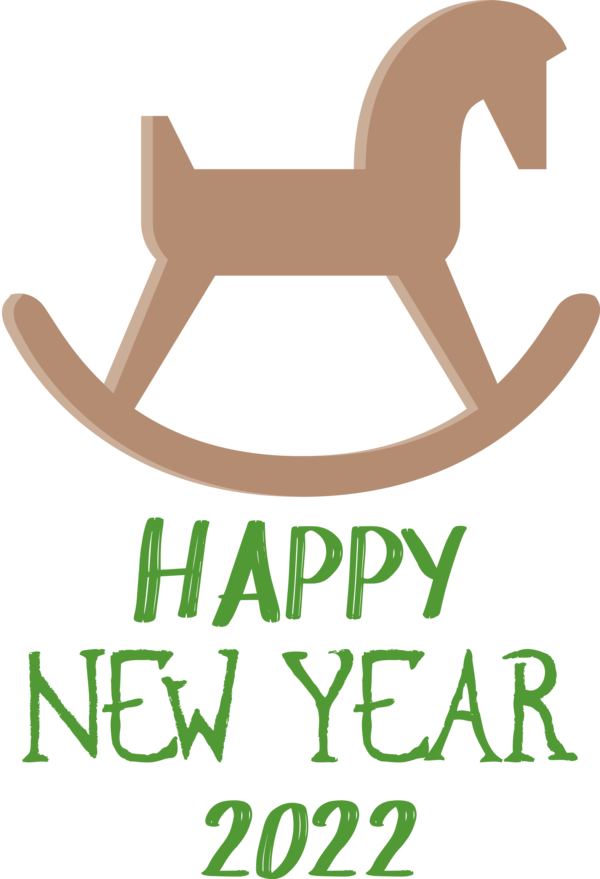 Transparent New Year Logo Line Green for Happy New Year 2022 for New Year