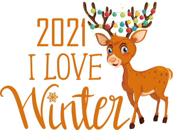 Transparent Christmas Reindeer Deer Antler for Hello Winter for Christmas