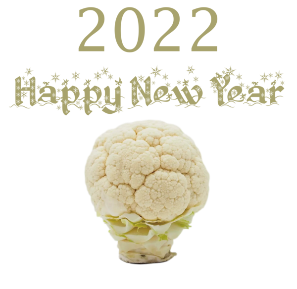Transparent New Year New Year 2022 Cauliflower for Happy New Year 2022 for New Year