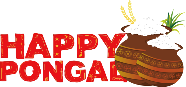 Transparent Pongal Logo Font Superfood for Thai Pongal for Pongal