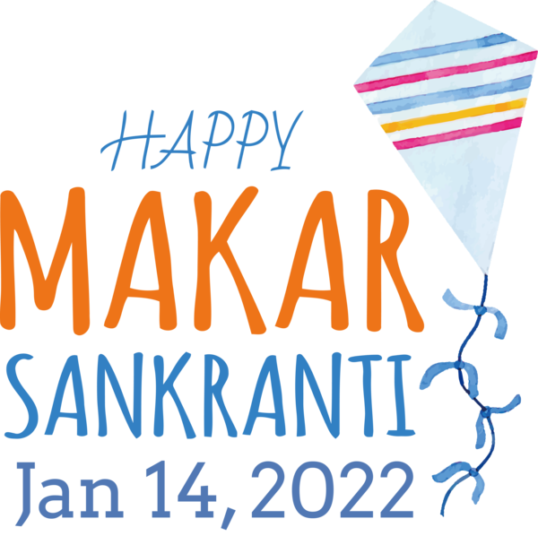 Transparent Makar Sankranti Line Banner Meter for Happy Makar Sankranti for Makar Sankranti