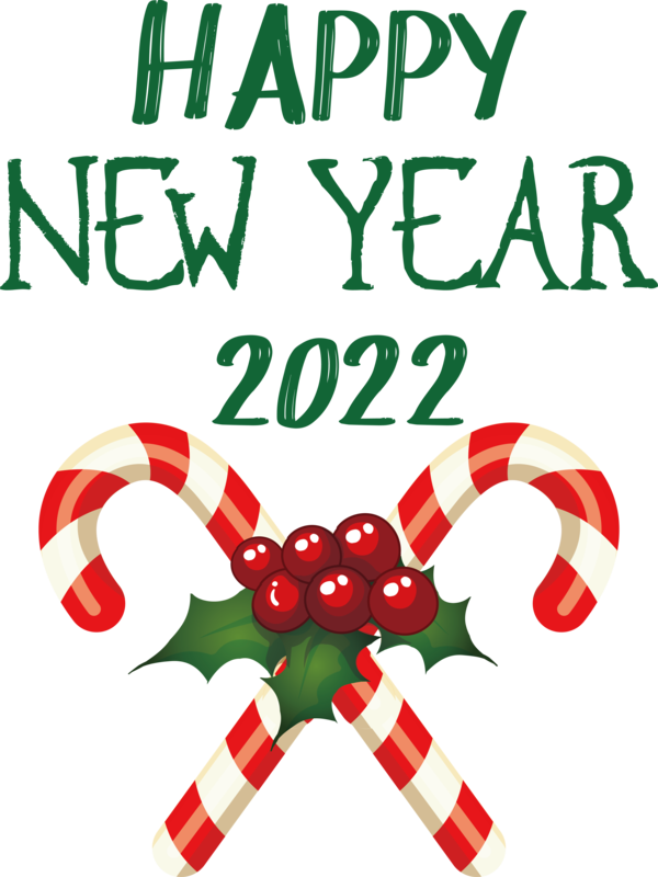Transparent New Year Candy cane Christmas Day Christmas Wreath for Happy New Year 2022 for New Year