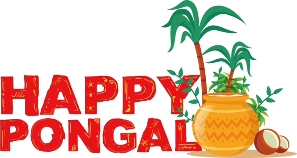 Transparent Pongal Natural food Logo Design for Thai Pongal for Pongal
