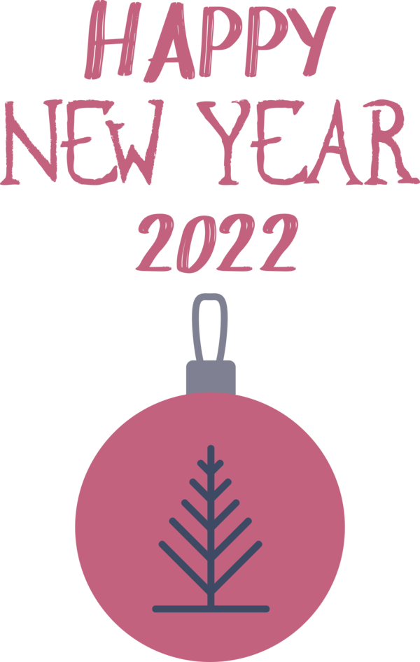 Transparent New Year Digital marketing Design Logo for Happy New Year 2022 for New Year