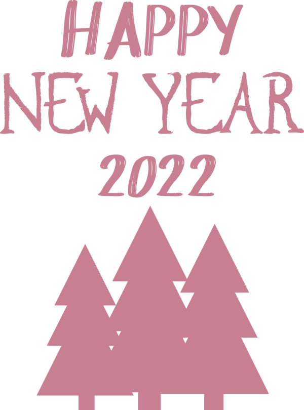 Transparent New Year Design Triangle Pink M for Happy New Year 2022 for New Year