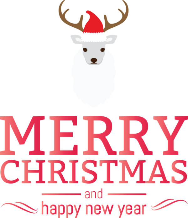 Transparent holidays Reindeer Deer Antler for Christmas for Holidays