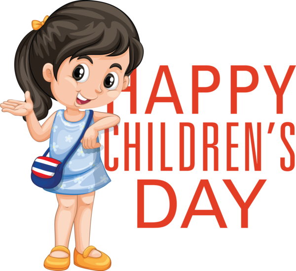 Transparent International Children's Day Clothing Shoe Cartoon for Children's Day for International Childrens Day