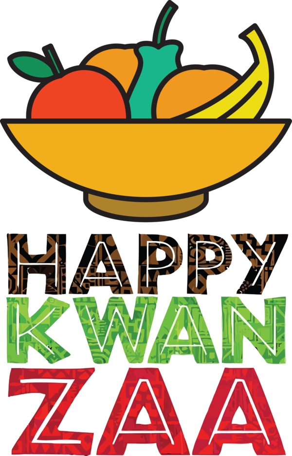 Transparent Kwanzaa Logo Design Plant for Happy Kwanzaa for Kwanzaa