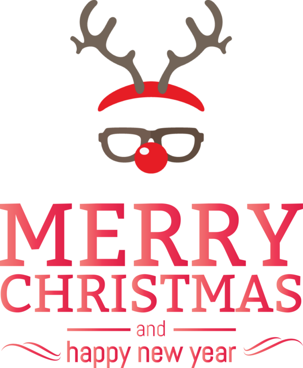 Transparent holidays Reindeer good Line for Christmas for Holidays