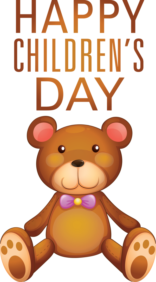 Transparent International Children's Day Bears Stuffed toy Teddy bear for Children's Day for International Childrens Day
