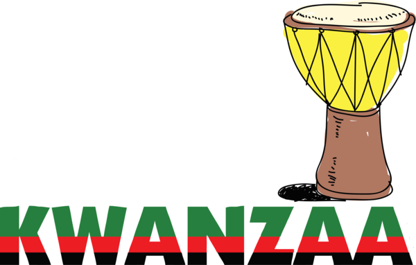 Transparent Kwanzaa Human Logo Line for Happy Kwanzaa for Kwanzaa