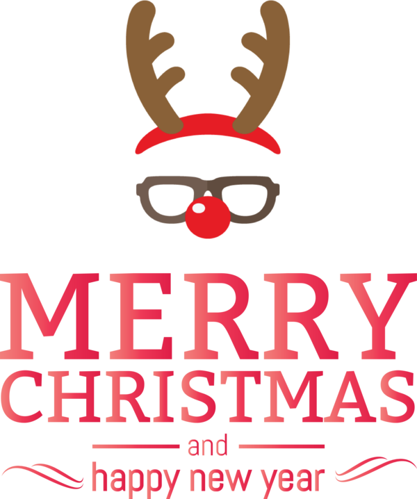 Transparent holidays Reindeer Line Meter for Christmas for Holidays
