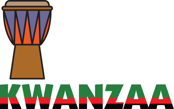 Transparent Kwanzaa Design Logo Heat for Happy Kwanzaa for Kwanzaa