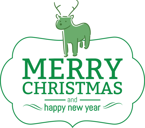 Transparent Christmas Logo Meter Cartoon for Merry Christmas for Christmas