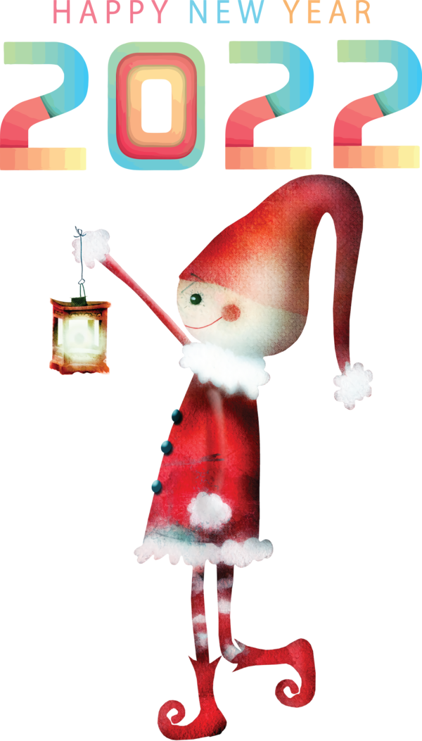 Transparent New Year Mrs. Claus Christmas Day New Year for Happy New Year 2022 for New Year