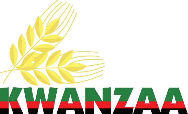 Transparent Kwanzaa Leaf Logo Design for Happy Kwanzaa for Kwanzaa