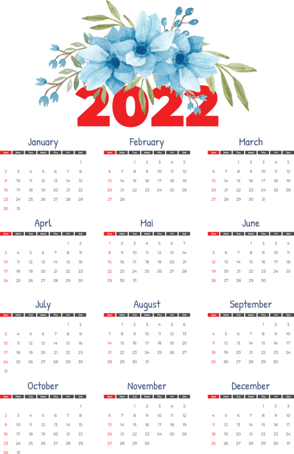 Transparent New Year calendar 2011 PDF for Printable 2022 Calendar for New Year