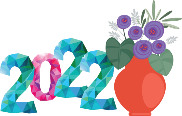 Transparent New Year Design Drawing Icon for Happy New Year 2022 for New Year
