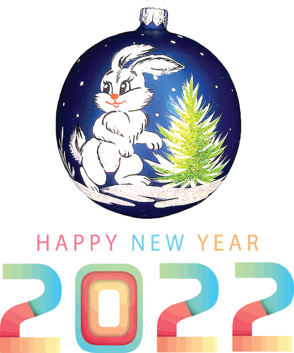 Transparent New Year Bauble New Year Christmas Day for Happy New Year 2022 for New Year