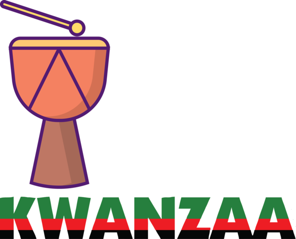 Transparent Kwanzaa Design Logo Human for Happy Kwanzaa for Kwanzaa