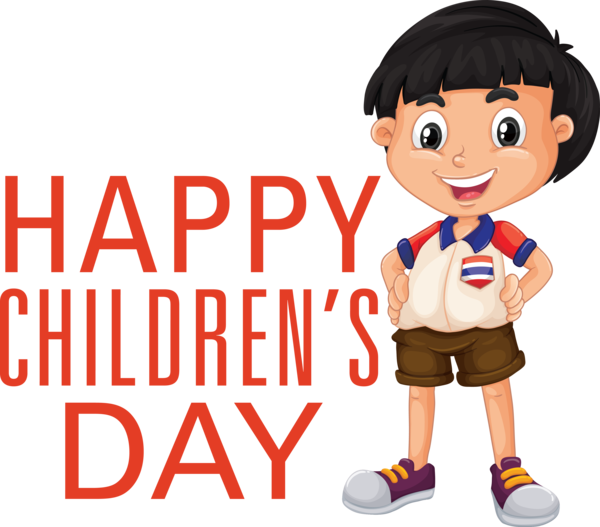 Transparent International Children's Day Human Cartoon Shoe for Children's Day for International Childrens Day
