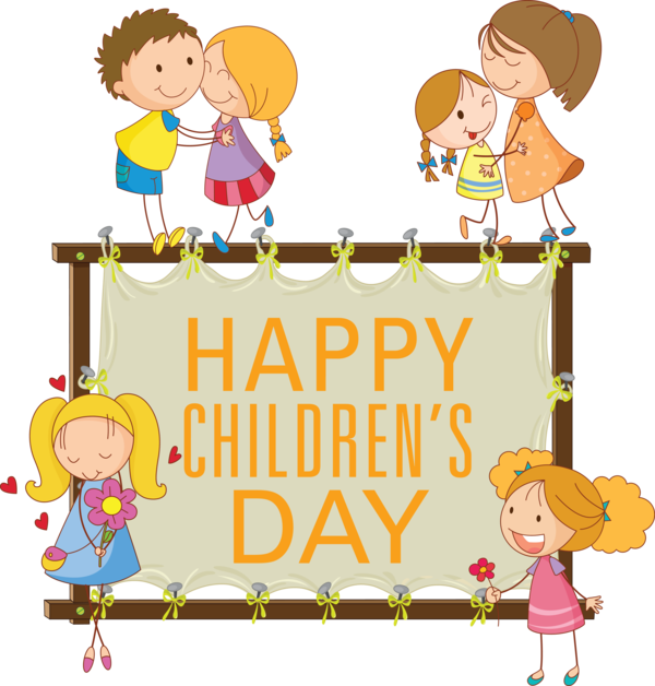 Transparent International Children's Day Drawing  Family for Children's Day for International Childrens Day
