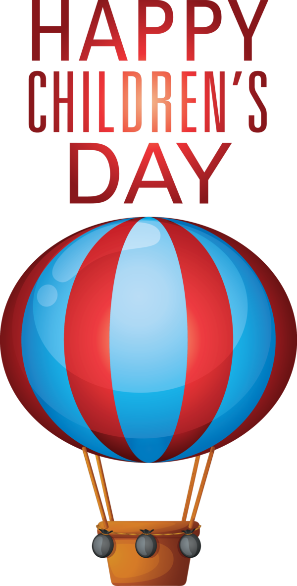 Transparent International Children's Day Hot-air balloon Design Balloon for Children's Day for International Childrens Day