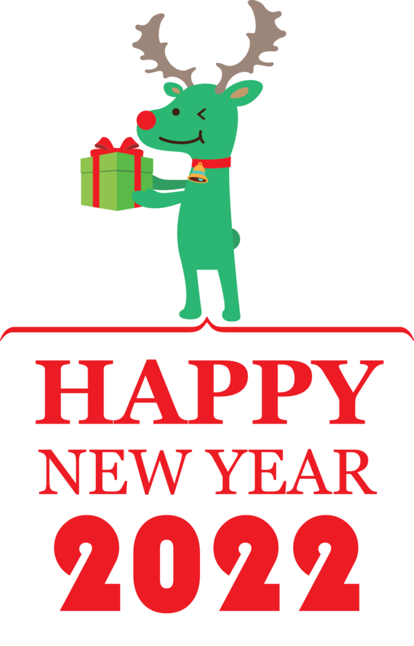 Transparent New Year University of Saskatchewan Reindeer Design for Happy New Year 2022 for New Year