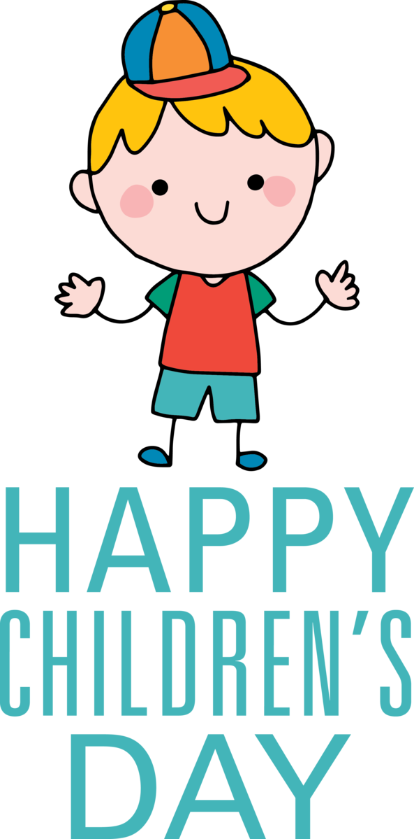 Transparent International Children's Day Human Cartoon Line for Children's Day for International Childrens Day