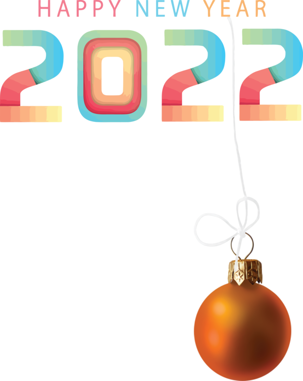 Transparent New Year Design Line Meter for Happy New Year 2022 for New Year