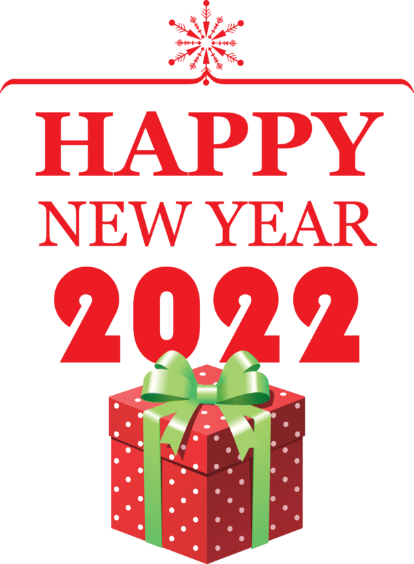 Transparent New Year Christmas Day Bauble Design for Happy New Year 2022 for New Year