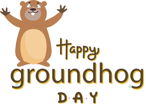 Transparent Groundhog Day Human Dog Logo for Groundhog for Groundhog Day