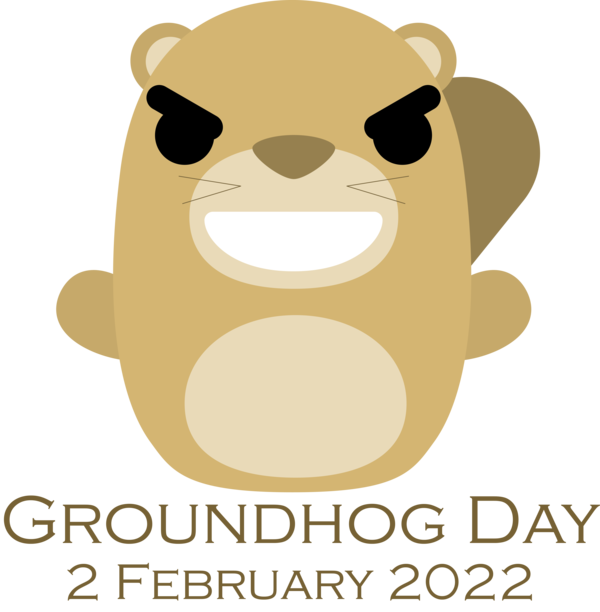 Transparent Groundhog Day Snout Logo Dog for Groundhog for Groundhog Day