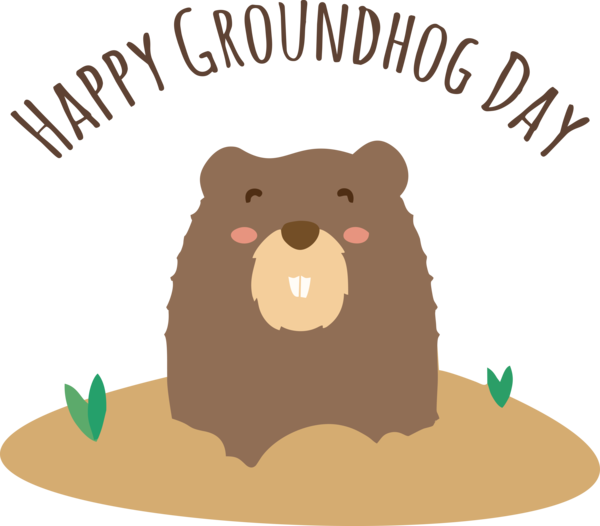 Transparent Groundhog Day Beaver Groundhog Rodents for Groundhog for Groundhog Day