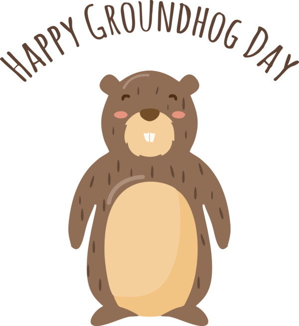 Transparent Groundhog Day Bears Teddy bear Grizzly bear for Groundhog for Groundhog Day