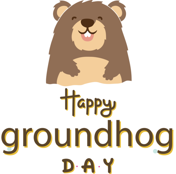 Transparent Groundhog Day Lion Bears Human for Groundhog for Groundhog Day