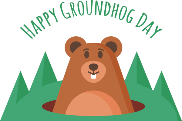Transparent Groundhog Day Rodents Human Cartoon for Groundhog for Groundhog Day