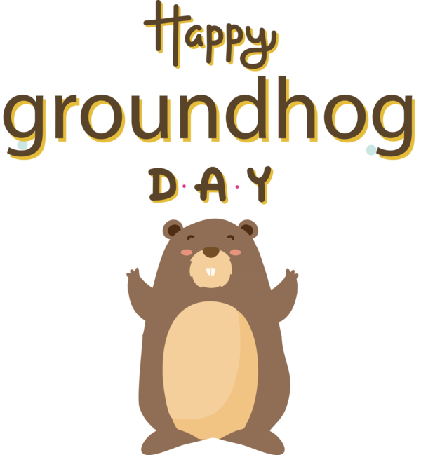 Transparent Groundhog Day Human Rodents Cartoon for Groundhog for Groundhog Day