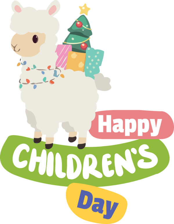 Transparent International Children's Day Logo Line Happiness for Children's Day for International Childrens Day