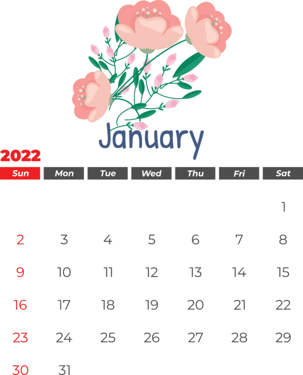 Transparent New Year Logo Line calendar for Printable 2022 Calendar for New Year