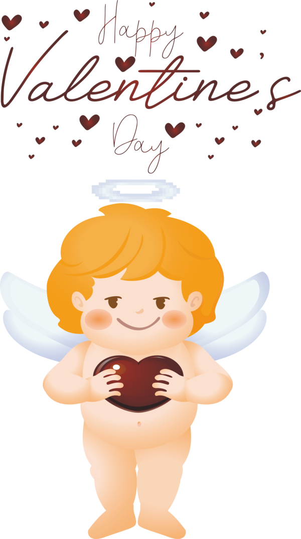 Transparent Valentine's Day Human Cartoon Happiness for Cupid for Valentines Day