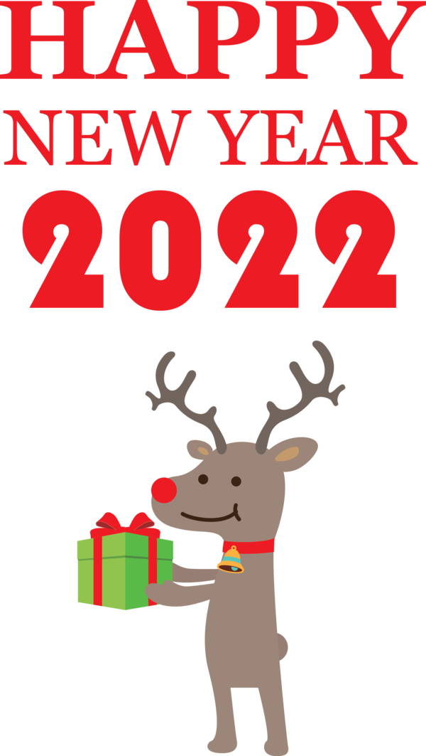 Transparent New Year Holyport College Reindeer Deer for Happy New Year 2022 for New Year