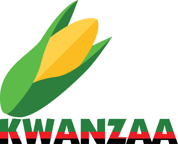 Transparent Kwanzaa Leaf Logo Green for Happy Kwanzaa for Kwanzaa