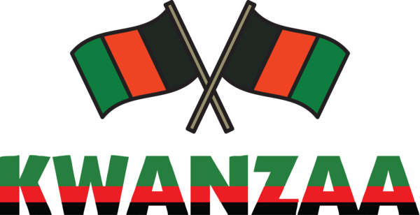 Transparent Kwanzaa Design Logo Line for Happy Kwanzaa for Kwanzaa