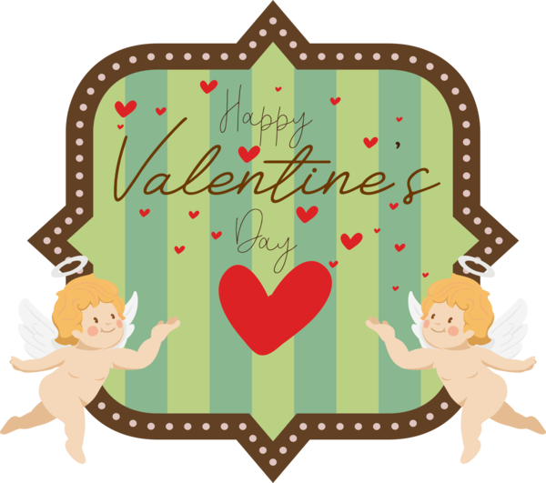 Transparent Valentine's Day M-095 Bauble Cartoon for Cupid for Valentines Day