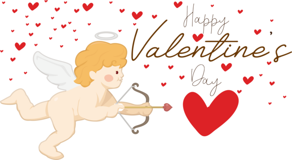 Transparent Valentine's Day ISTX EU.ESG CL.A.SE.50 EO M-095 Greeting Card for Cupid for Valentines Day