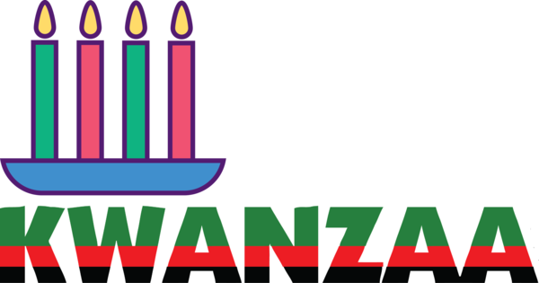 Transparent Kwanzaa Logo Design Line for Happy Kwanzaa for Kwanzaa